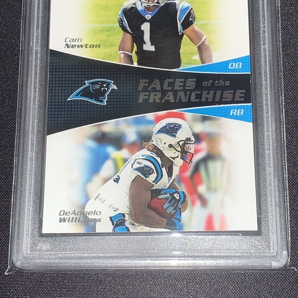 2011 Cam Newton DeAngelo Williams Topps Faces of the Franchise #FF-NW PSA 10 - Picture 4 of 4
